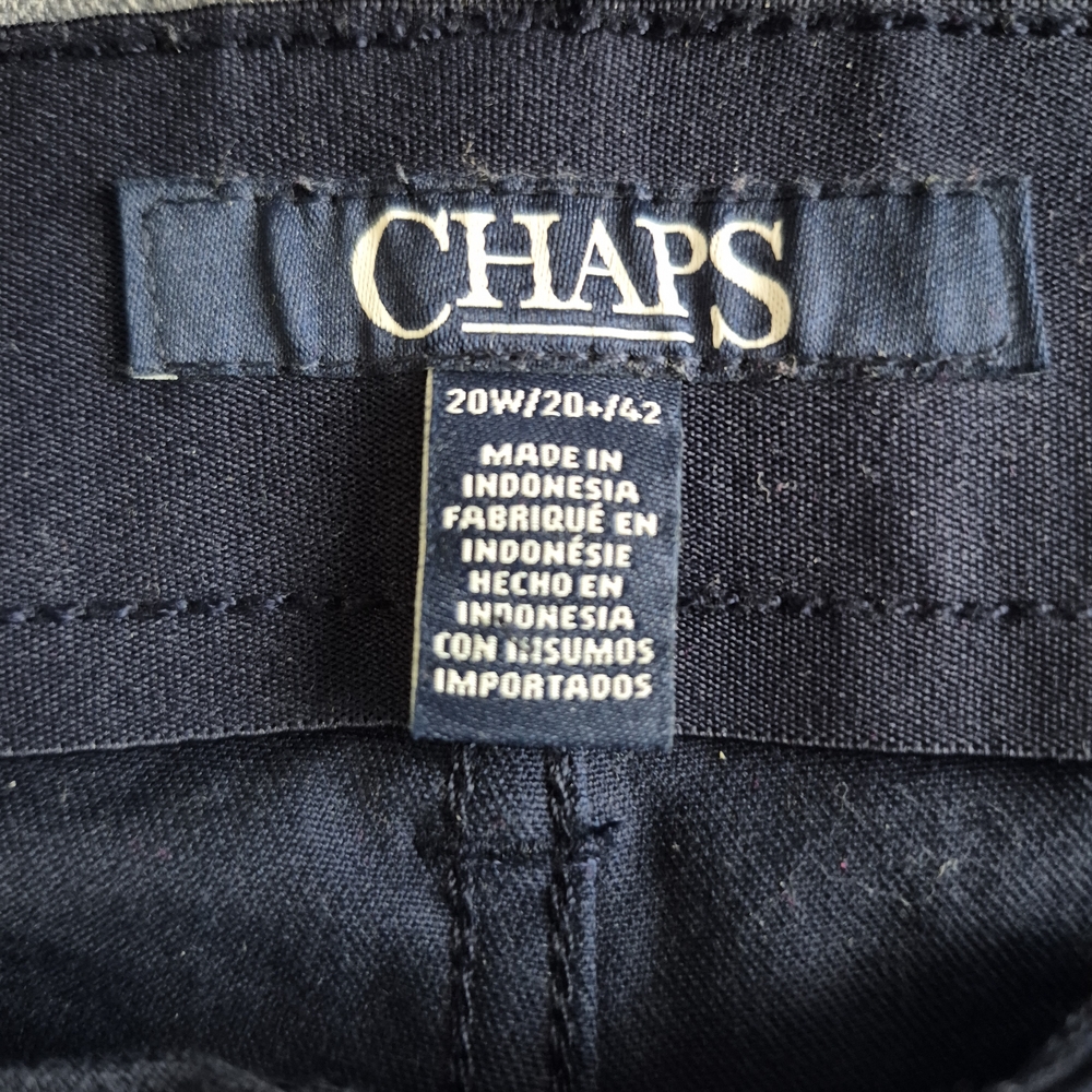 Chaps Dark Blue Women's Pants - Picture 4 of 7